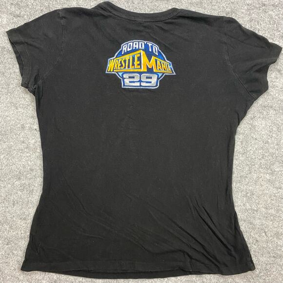 WWE shirt womens XL road to wrestle mania 29 punk rock graphic Emo Gothic skater - Picture 3 of 8